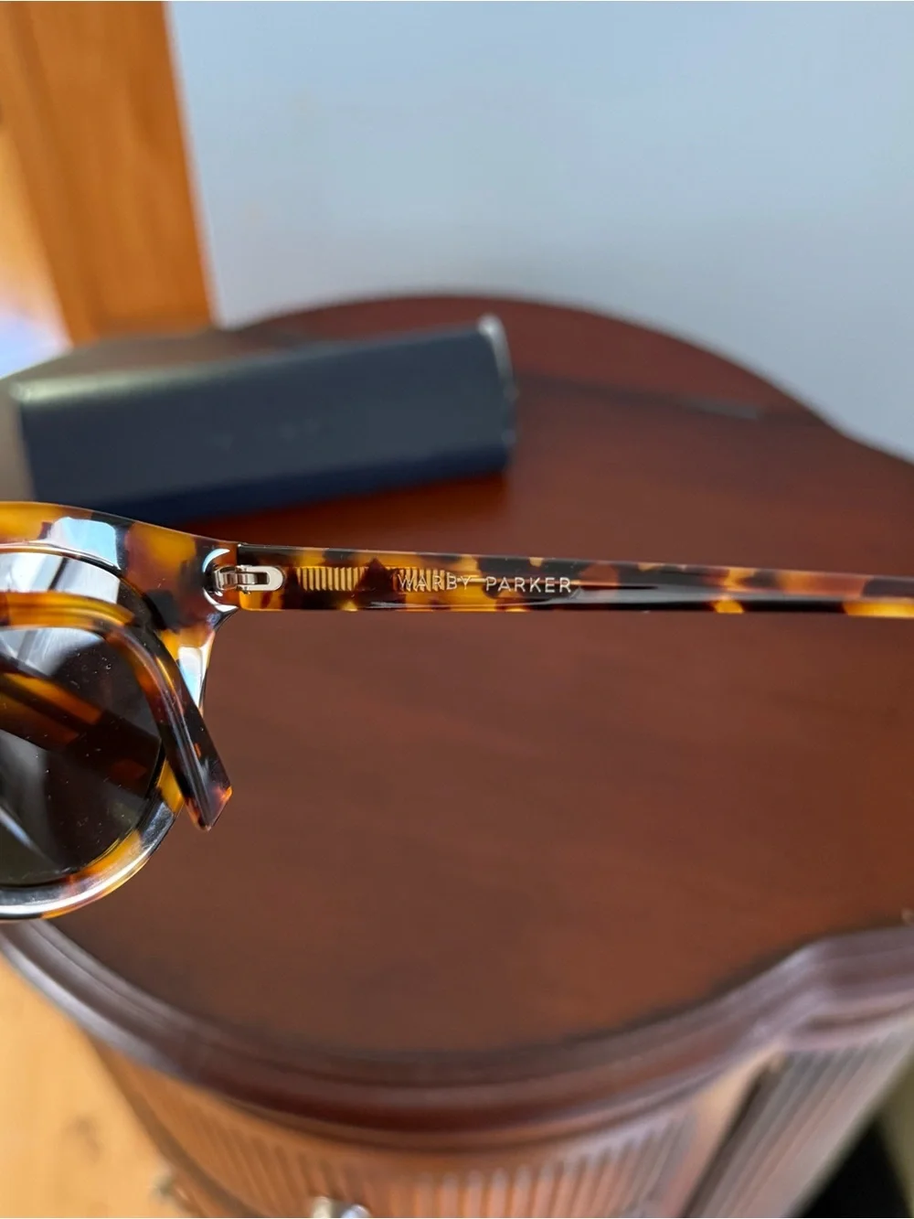 Warby Parker Flynn 914 Sunglasses Tortoise Shell Round 47-25-140 Mirrored Lenses